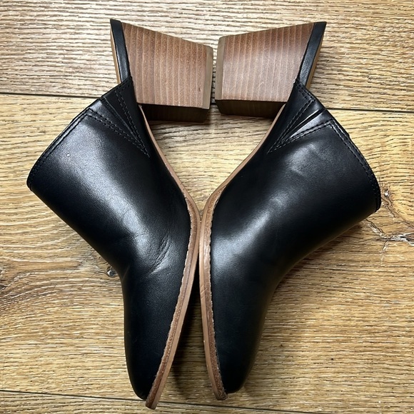 Madewell Harper Black Leather Mules Size 8 - Picture 4 of 11